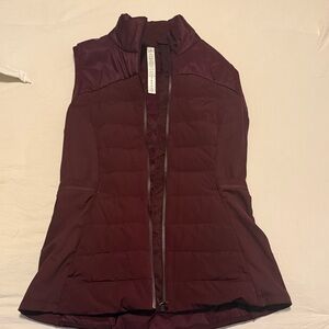 Lululemon Athletica Maroon Puffer Vest